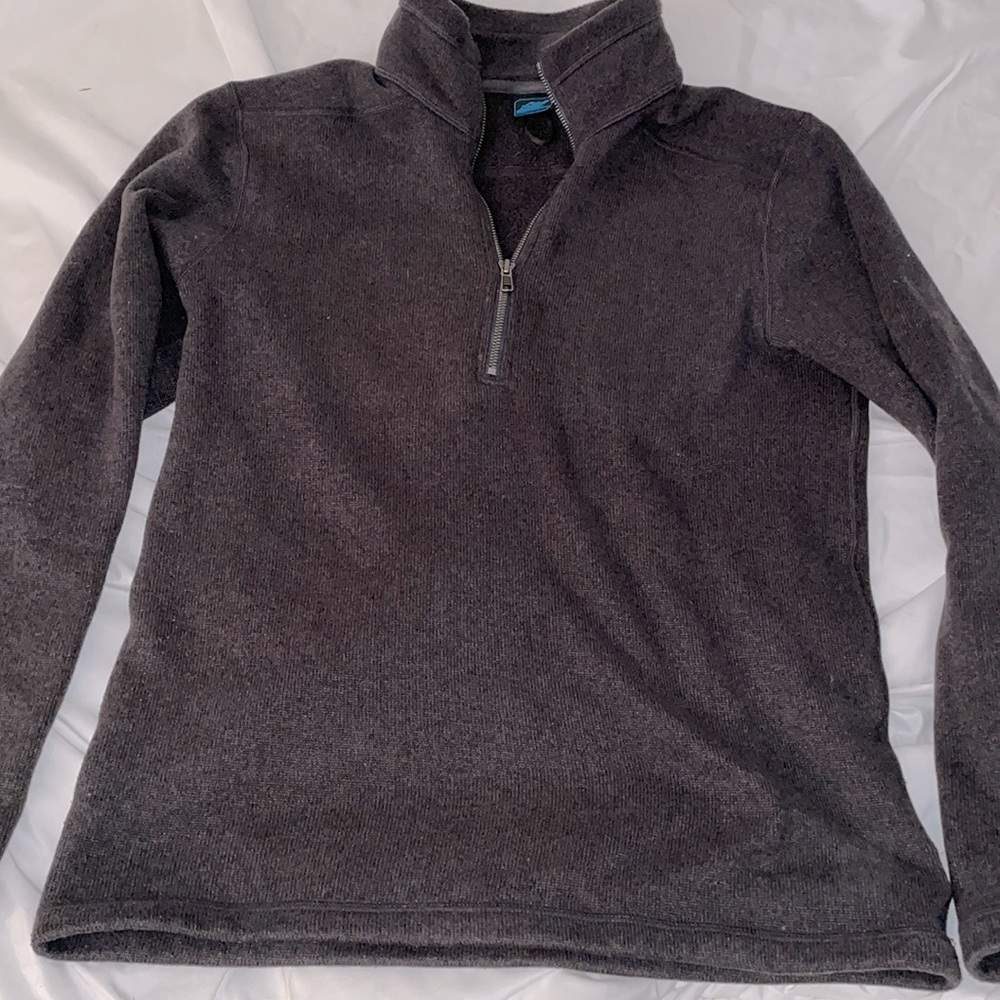 Eastern Mountain Sports, Men’s Medium Quarter Zip Charcoal color